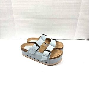 Altar’d State Serenna Platform Sandals Women’s Chunky Heel Open Toe Sz 8